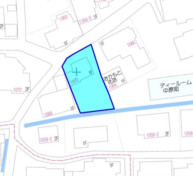 西区中原町土地 間取り図
