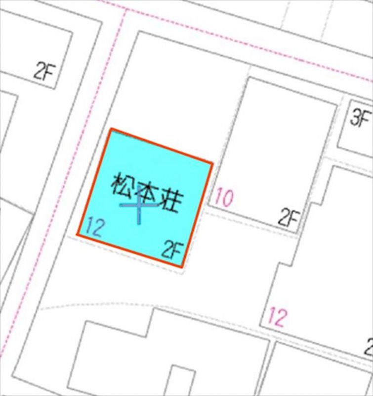 中央区東子飼町土地《古家あり》 間取り図