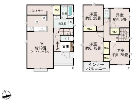 ハートフルタウン中央区帯山4丁目2期1号棟新築戸建    間取り図