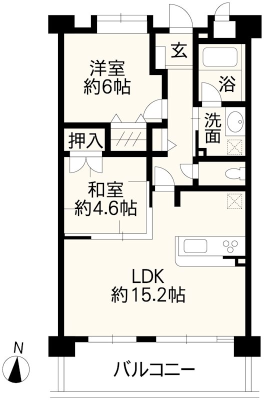 エイルマンション熊本駅東マークイースト 間取り図