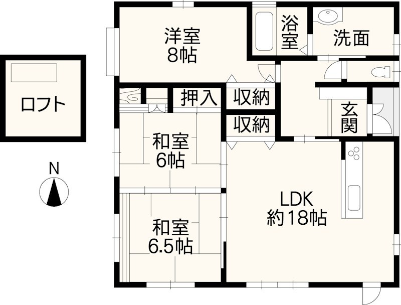 氷川町宮原戸建 間取り図
