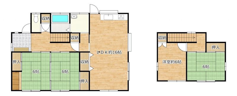 宇土市境目町戸建 間取り図