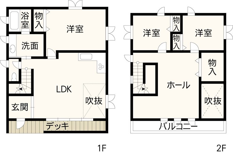 水俣市白浜町戸建 間取り図