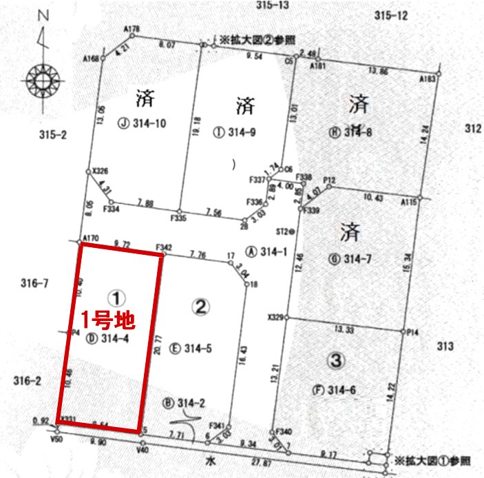 南区城南町舞原分譲地(1号地) 外観写真