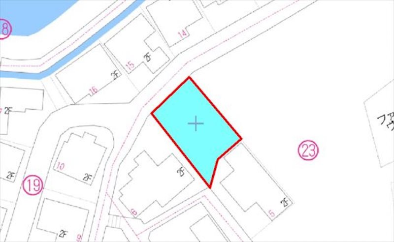 中央区黒髪6丁目土地 間取り図