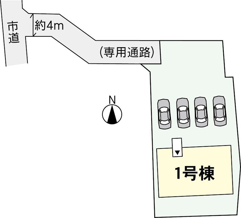 東区沼山津3丁目新築戸建 外観写真
