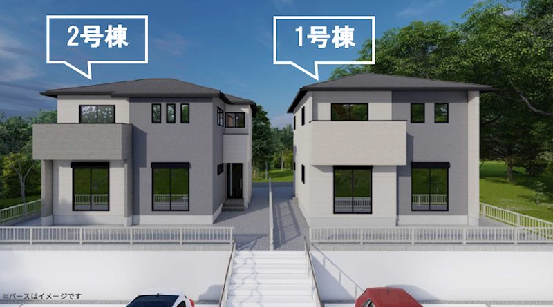 Homare菊池郡大津町森1期1号棟新築戸建  外観写真