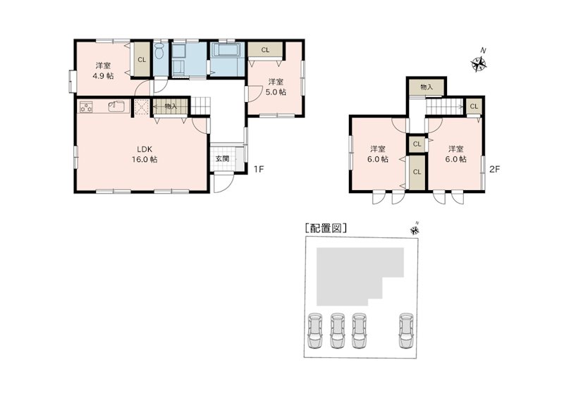 合志市豊岡戸建 間取り図