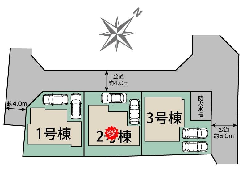 ブルーミングガーデン東区上南部2丁目1号棟新築戸建 その他