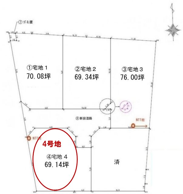 南区白石町分譲地(4号地) 外観写真