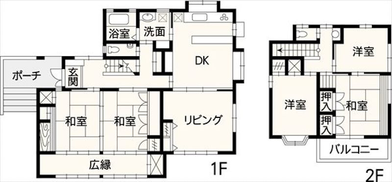 西区小島5丁目戸建 間取り図
