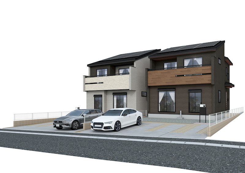 ブルーミングガーデン合志市須屋16期5号棟新築戸建  外観写真