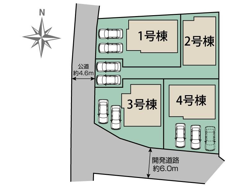 ブルーミングガーデン北区鶴羽田1丁目4号棟新築戸建  その他