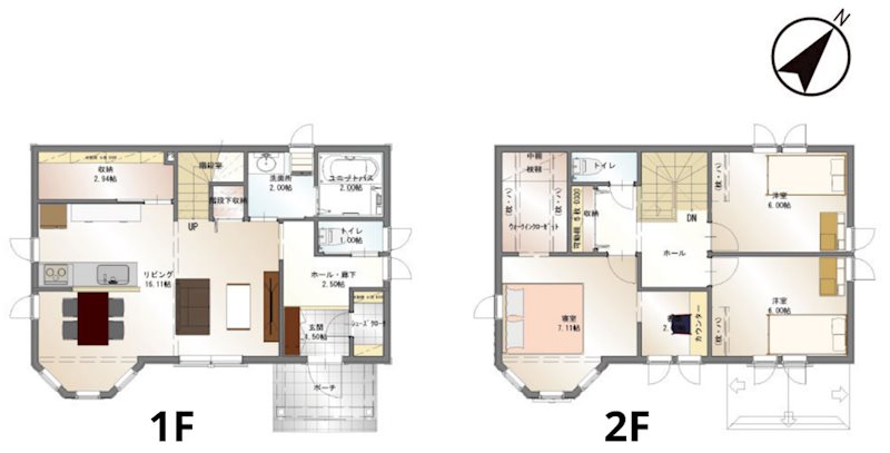 グランディール宇土市入地町(宇土高校前団地)10号地新築戸建  間取り図