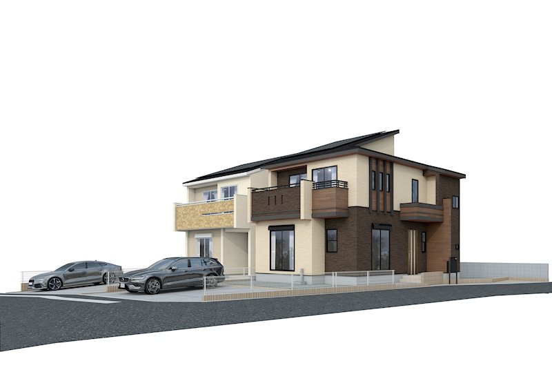 ブルーミングガーデン合志市須屋16期6号棟新築戸建  外観写真