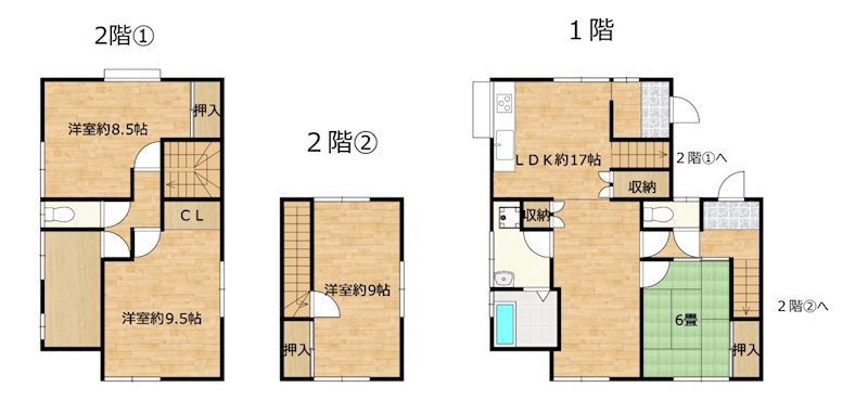 合志市御代志戸建 間取り図