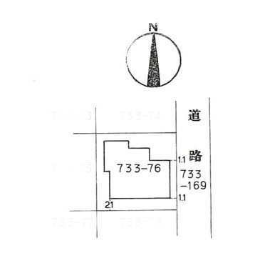 中央区出水7丁目土地 間取り図