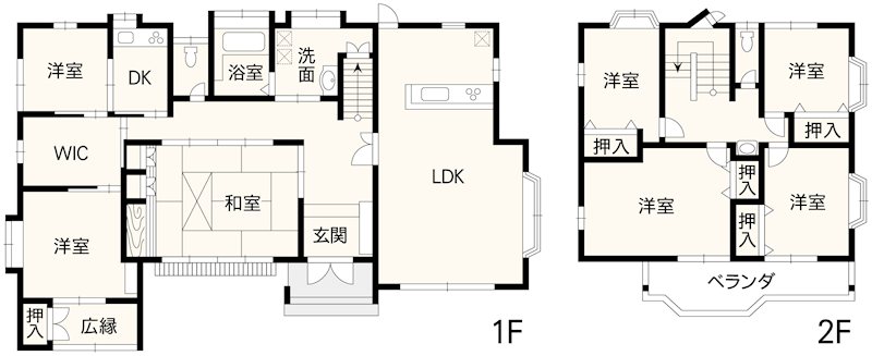 北区清水新地1丁目戸建 間取り図
