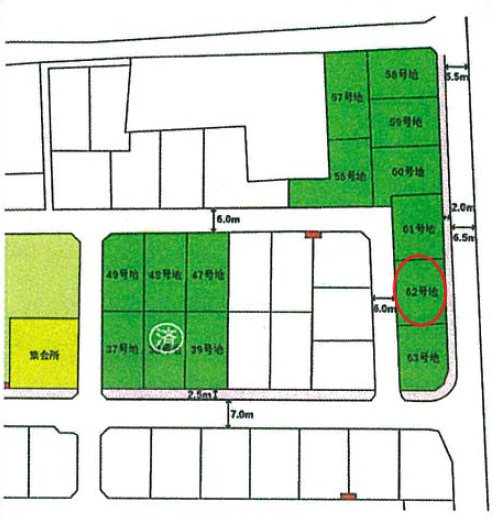 菊陽町原水分譲地(62号地) 間取り図