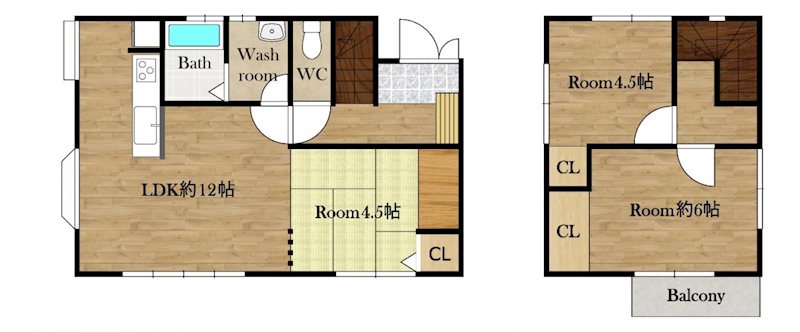 宇城市不知火町御領戸建 間取り図
