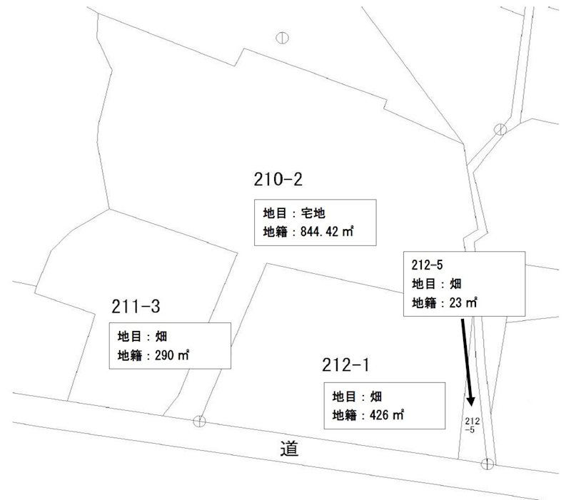 葦北郡芦北町宮崎土地 間取り図