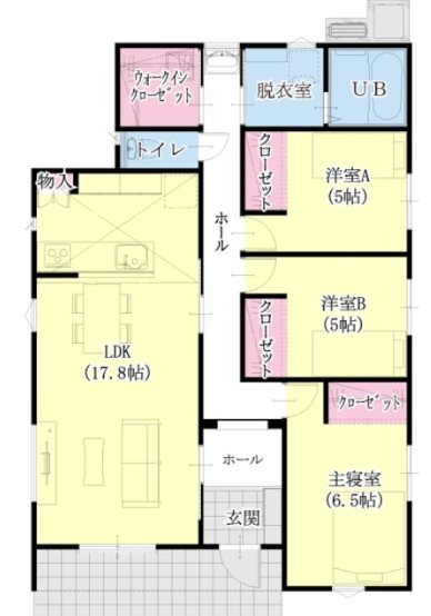 【アイパッソの家】南区城南町舞原4期7号地 間取り図
