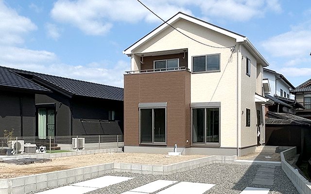 いろどりアイタウン八代市高小原町1号棟新築戸建 外観
