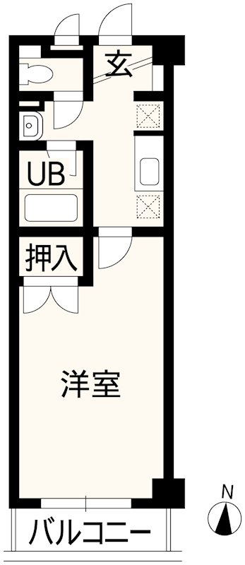 パレ・ドール健軍Ⅲ 201号室 間取り