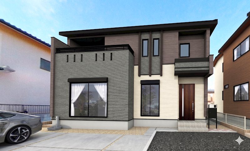 ブルーミングガーデン東区桜木4丁目2期1号棟新築戸建 外観写真