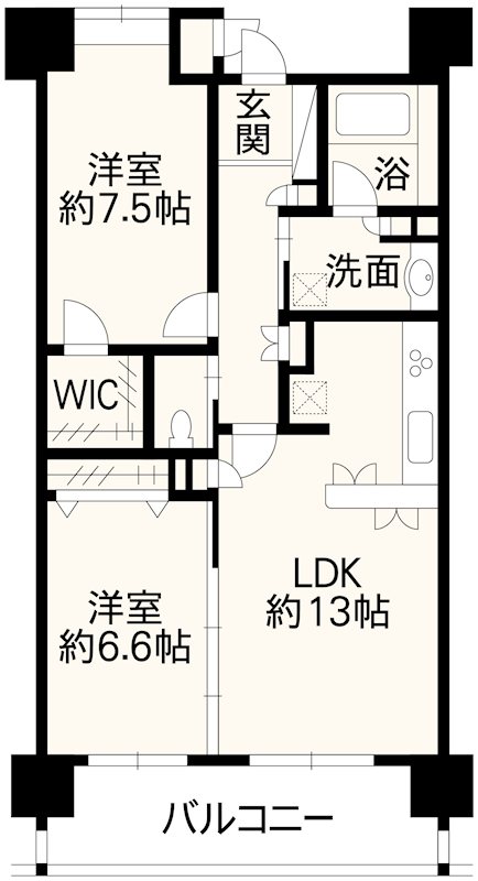アイランド帯山けやき通り 間取り
