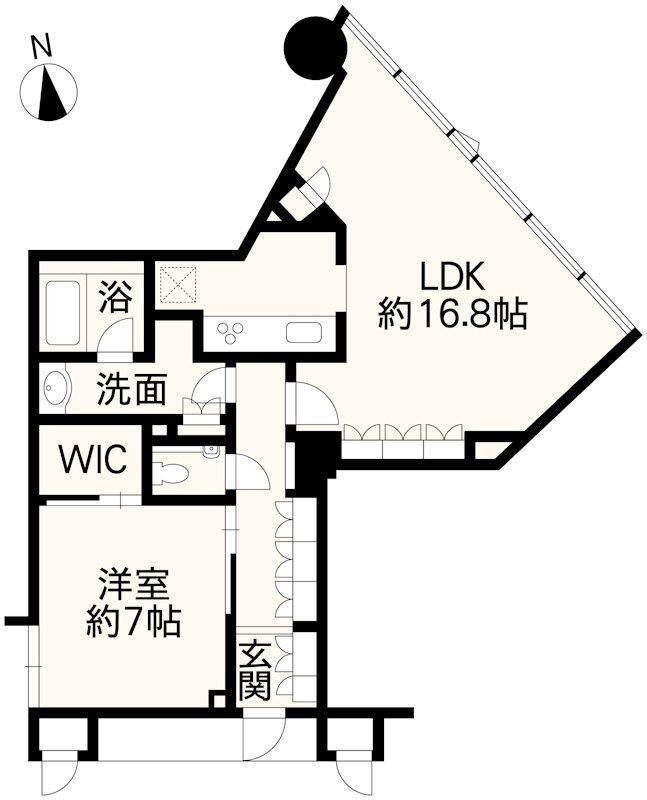 ザ・熊本ガーデンズ 513号室 間取り