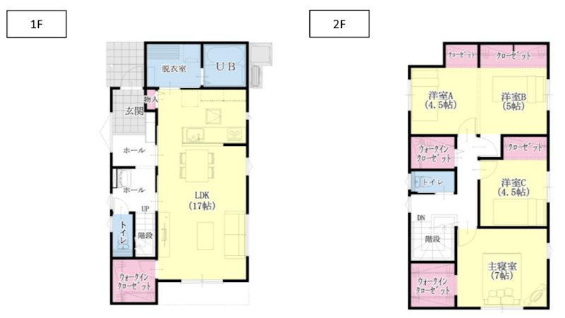 【アイパッソの家】北区麻生田5丁目2期2号地 間取り図
