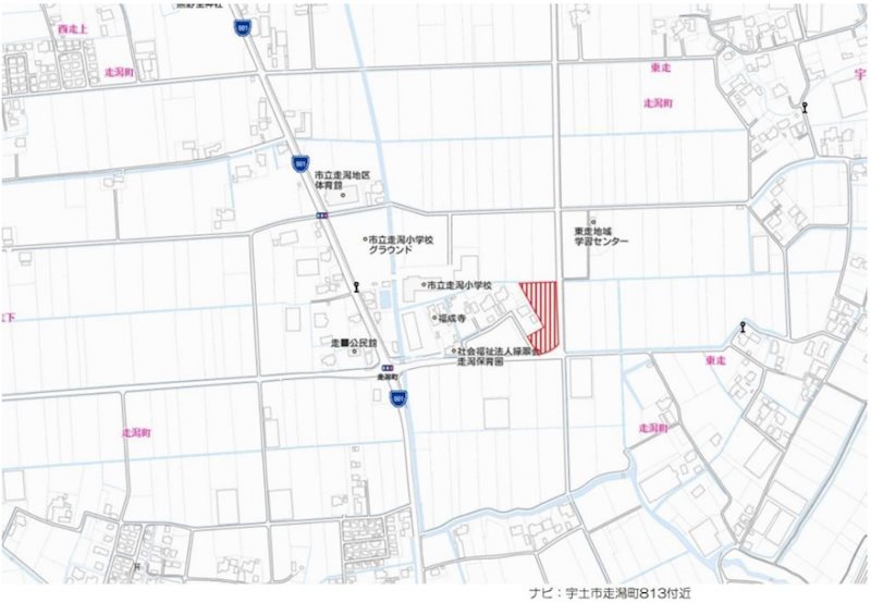 宇土市走潟町【プレシャスガーデン富合駅西Ⅱ】分譲地(13号地) 間取り図