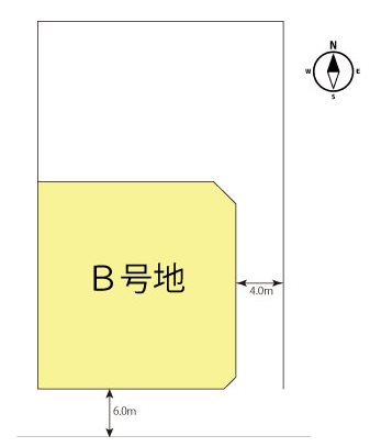 東区健軍1丁目分譲地(B号地) 間取り図