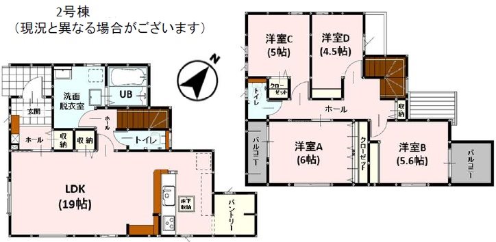 よかタウン中央区出水8丁目2期2号棟新築戸建 間取り図