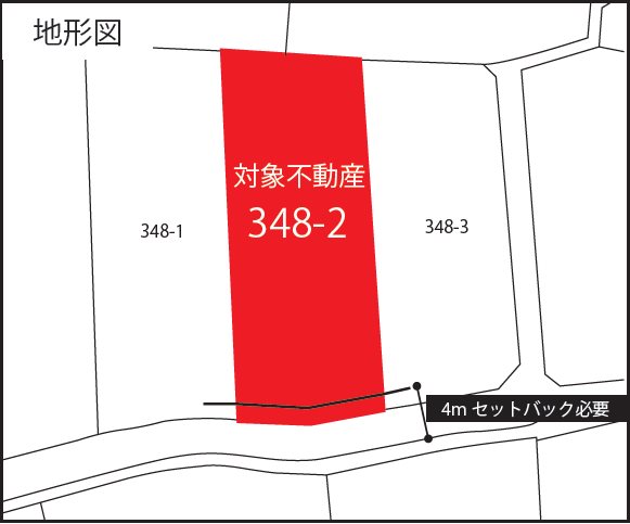 宇城市不知火町柏原土地 間取り図