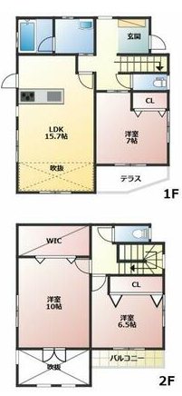 宇土市走潟町戸建 間取り図