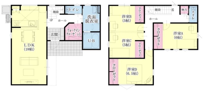 【アイパッソの家】合志市豊岡12号地 間取り図