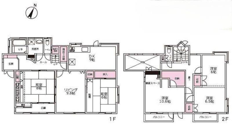 合志市豊岡6期戸建  間取り図