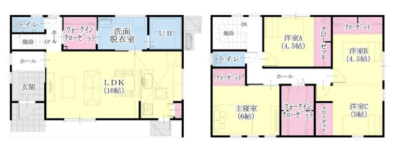 【アイパッソの家】北区明徳町3号地 間取り図