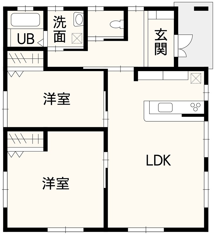 益城町宮園戸建 間取り図