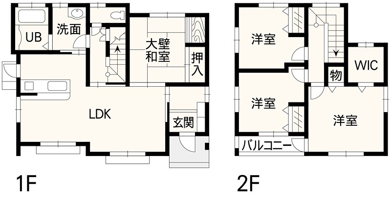 大津町美咲野3丁目戸建 間取り図