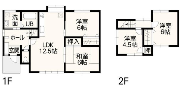 北区植木町大和戸建 間取り図