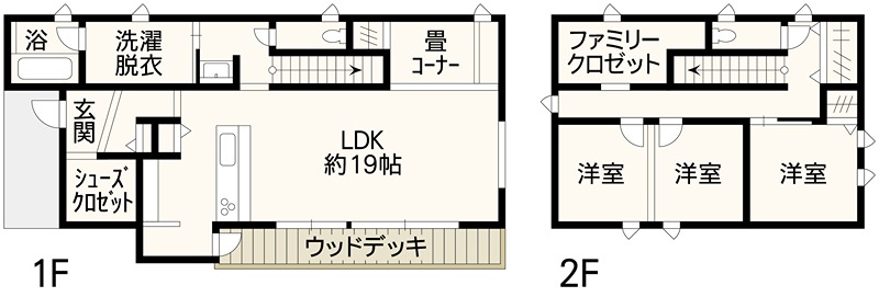 合志市豊岡戸建 間取り図