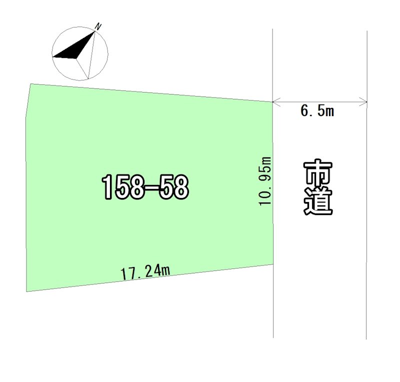 原別8丁目10-7　土地 間取図・土地図