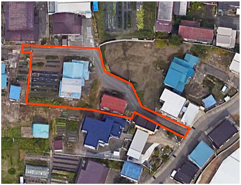 安田字近野　土地 間取図・土地図