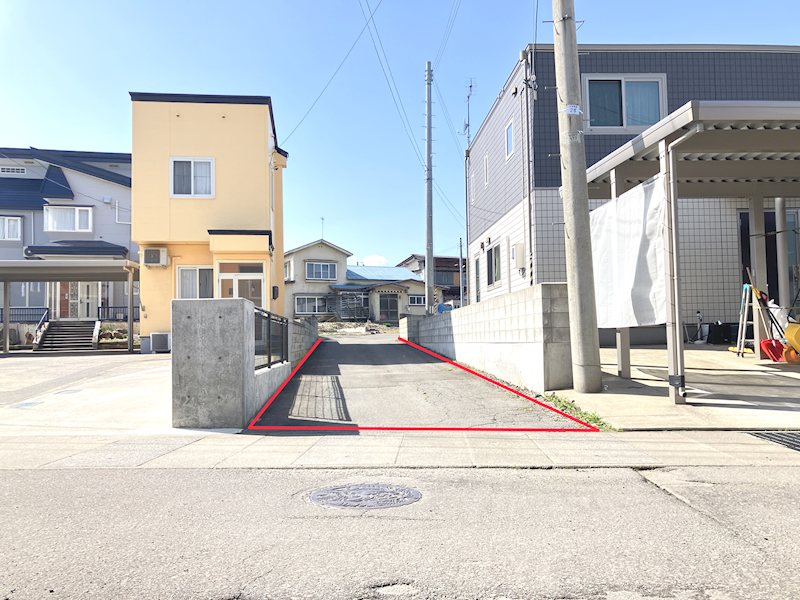 安田字近野　土地 現地写真