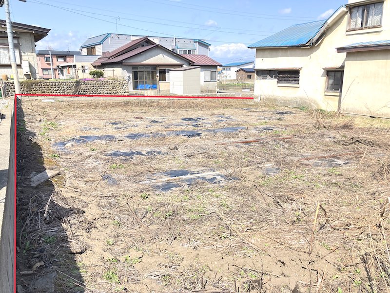 安田字近野　土地 現地写真