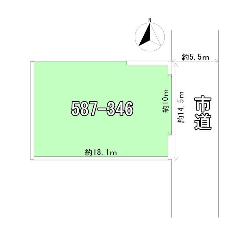 新城山田　土地 間取図・土地図