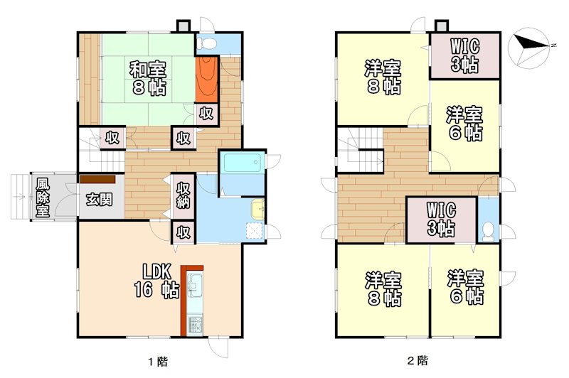 桂木１丁目　住宅 間取図・土地図